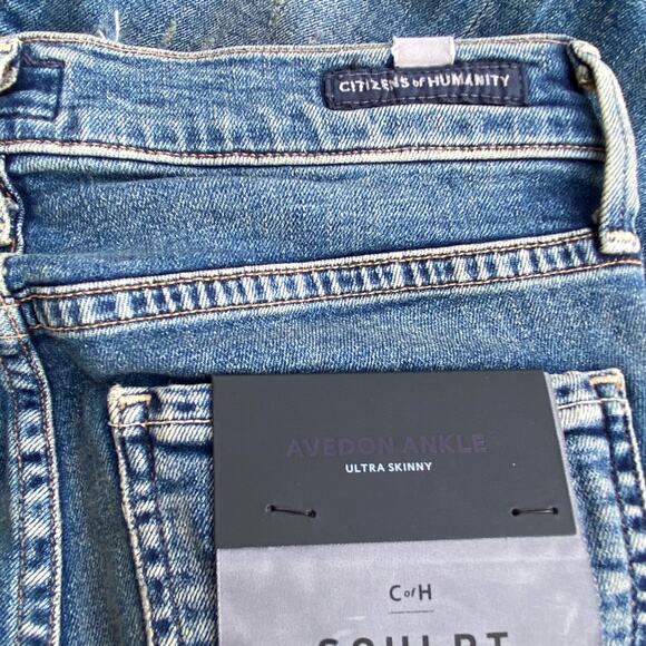 New Citizens of Humanity Avedon Ankle Ultra Skinny Sculpt Jeans Size 24 - Picture 7 of 10